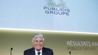 Maurice Levy, Chairman and Chief Executive Officer of Publicis Groupe, attends the company's 2013 annual results presentation in Paris