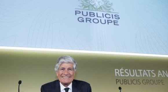 Maurice Levy, Chairman and Chief Executive Officer of Publicis Groupe, attends the company's 2013 annual results presentation in Paris